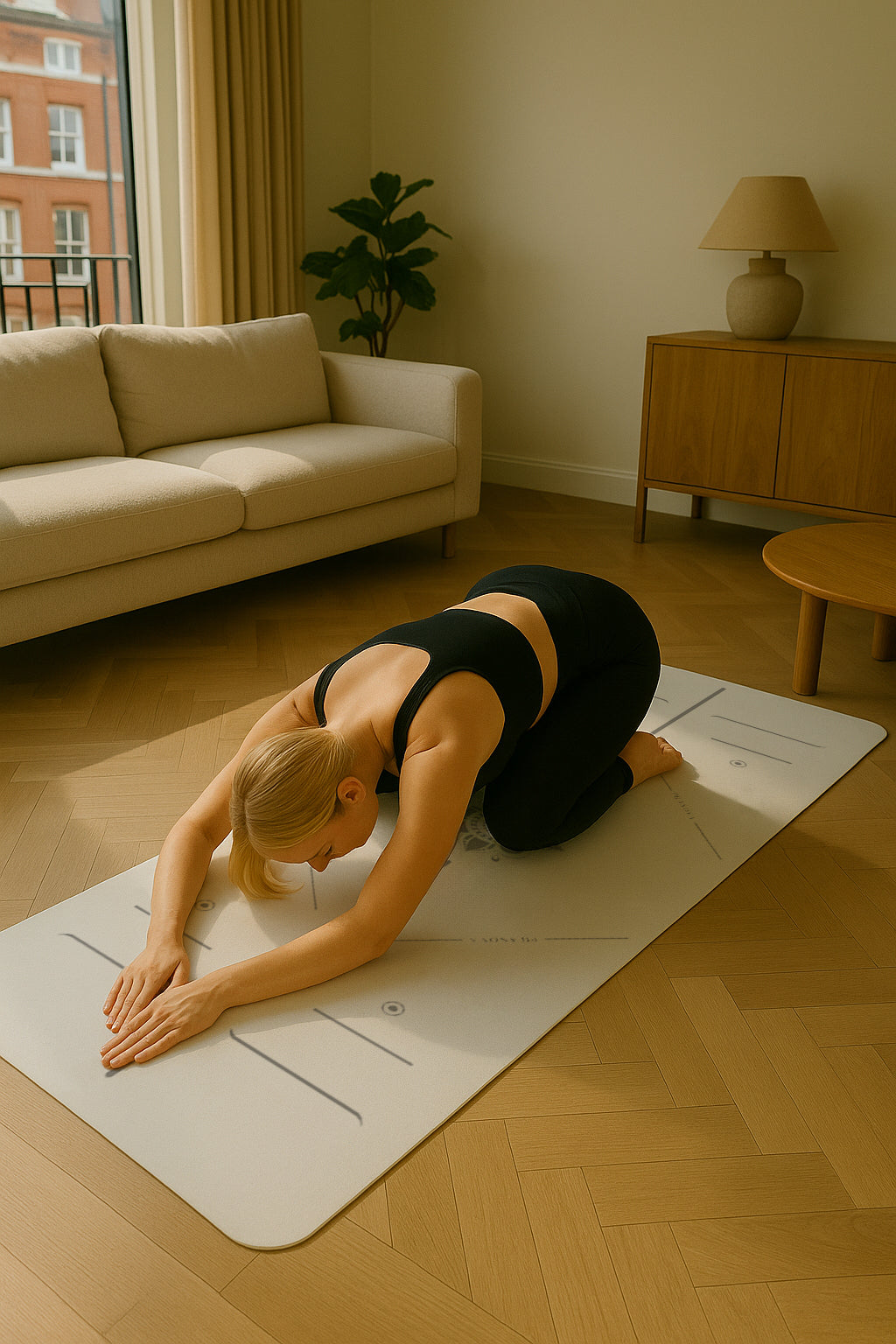 PilaNova White Magic Yoga Mat – Eco-Friendly & Non-Slip - white