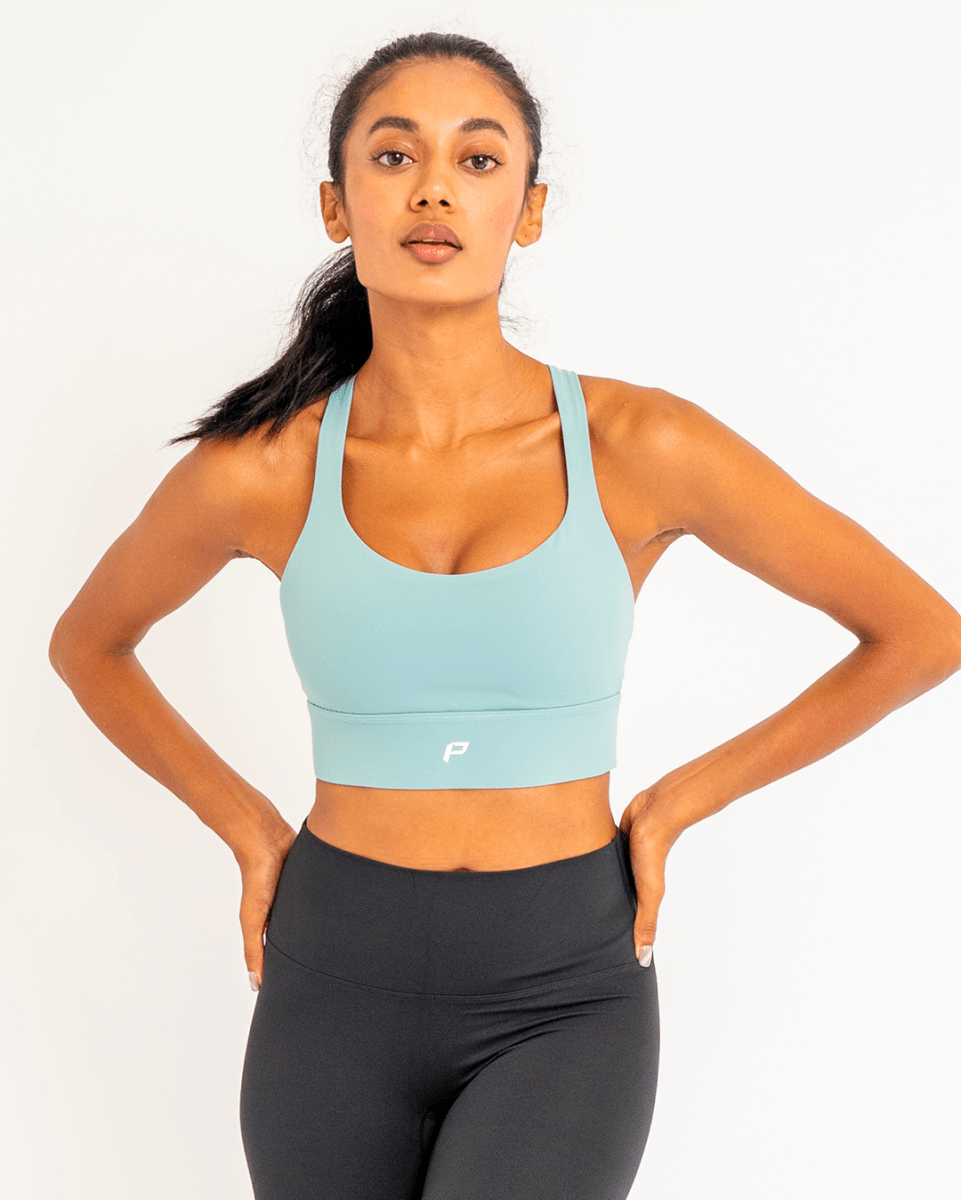 PilaNova Airy Active Strap Top – Fit & Breathable – Mint - PilaNova