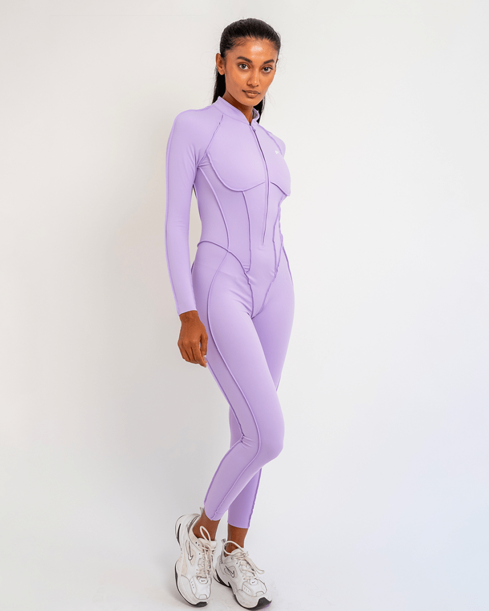 PilaNova Full - Length Catsuit – Sculpting & Open - Back – Black - PilaNova