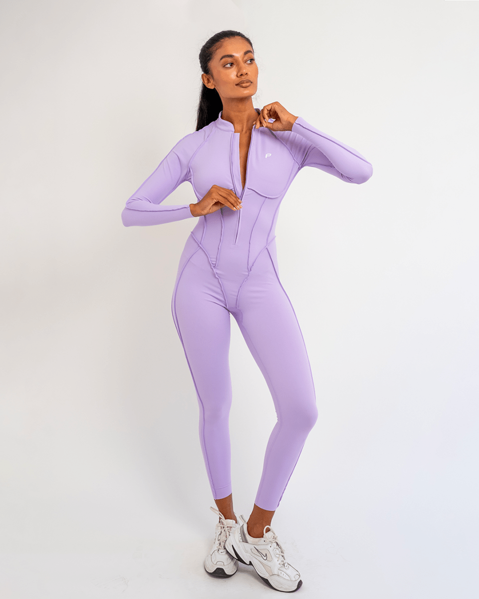PilaNova Full - Length Catsuit – Sculpting & Open - Back – Black - PilaNova