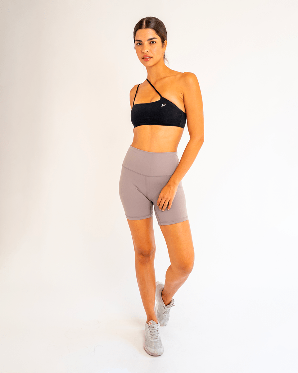 PilaNova High Impact Mesh Shorts – Breathable & Quick - Dry – Gray - PilaNova