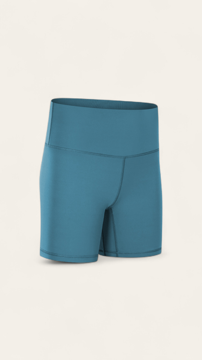 PilaNova High - Waisted Shorts – Buttery Soft & Lifting – Grey - PilaNova