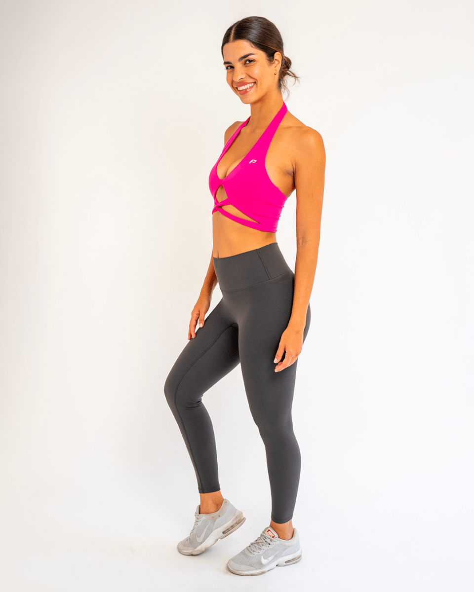 PilaNova Impact Sports Bra – Supportive & Breathable – Pink - PilaNova