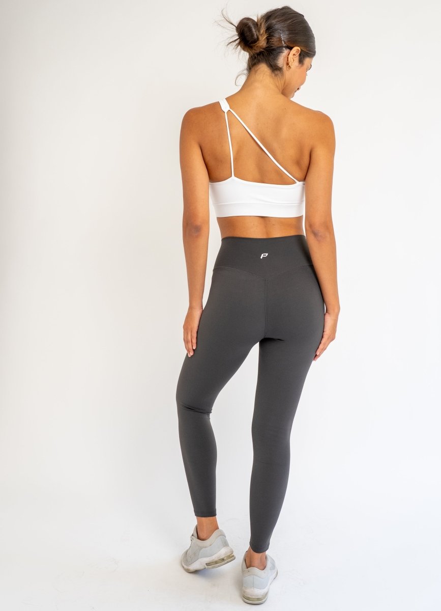 PilaNova One - Shoulder Strap Top – Flattering & Comfortable – White - PilaNova