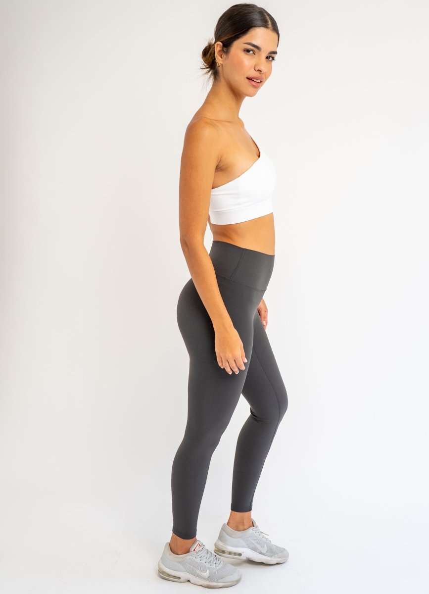 PilaNova One - Shoulder Strap Top – Flattering & Comfortable – White - PilaNova