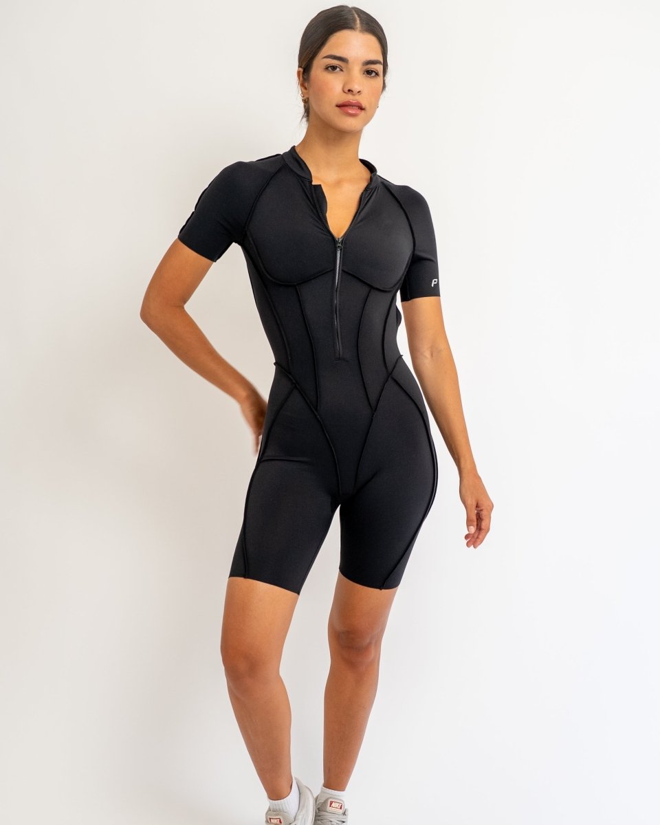 PilaNova Open - Back Summer suit (Black) - PilaNova