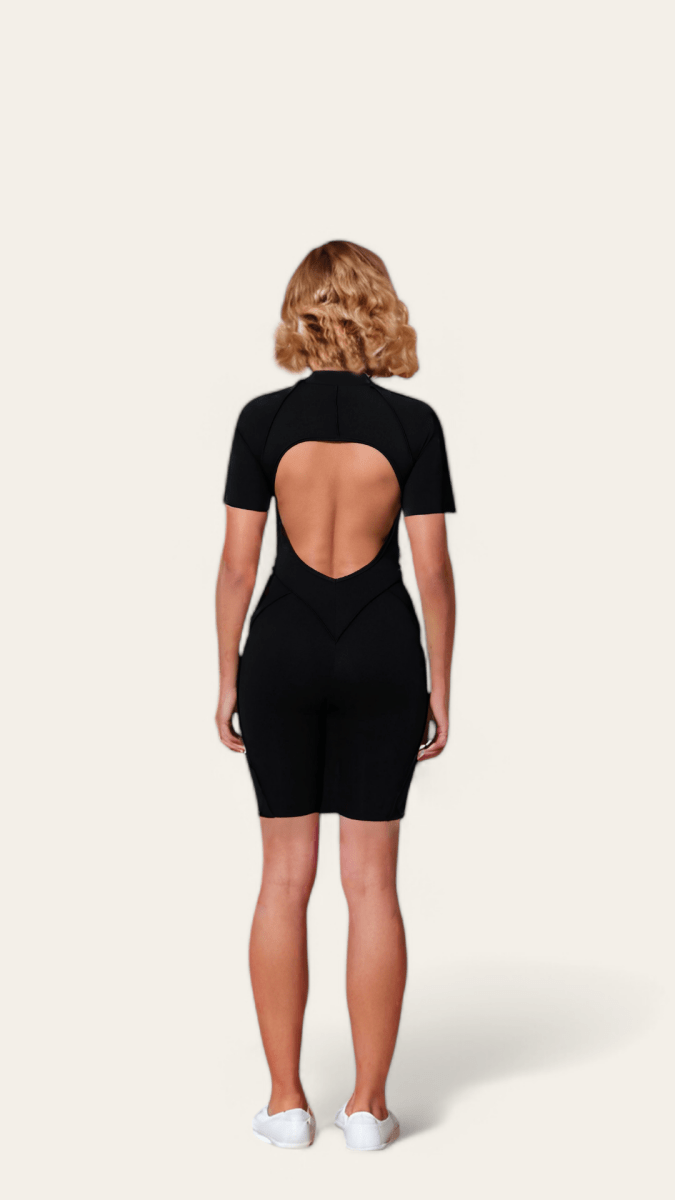 PilaNova Open - Back Summer suit (Black) - PilaNova