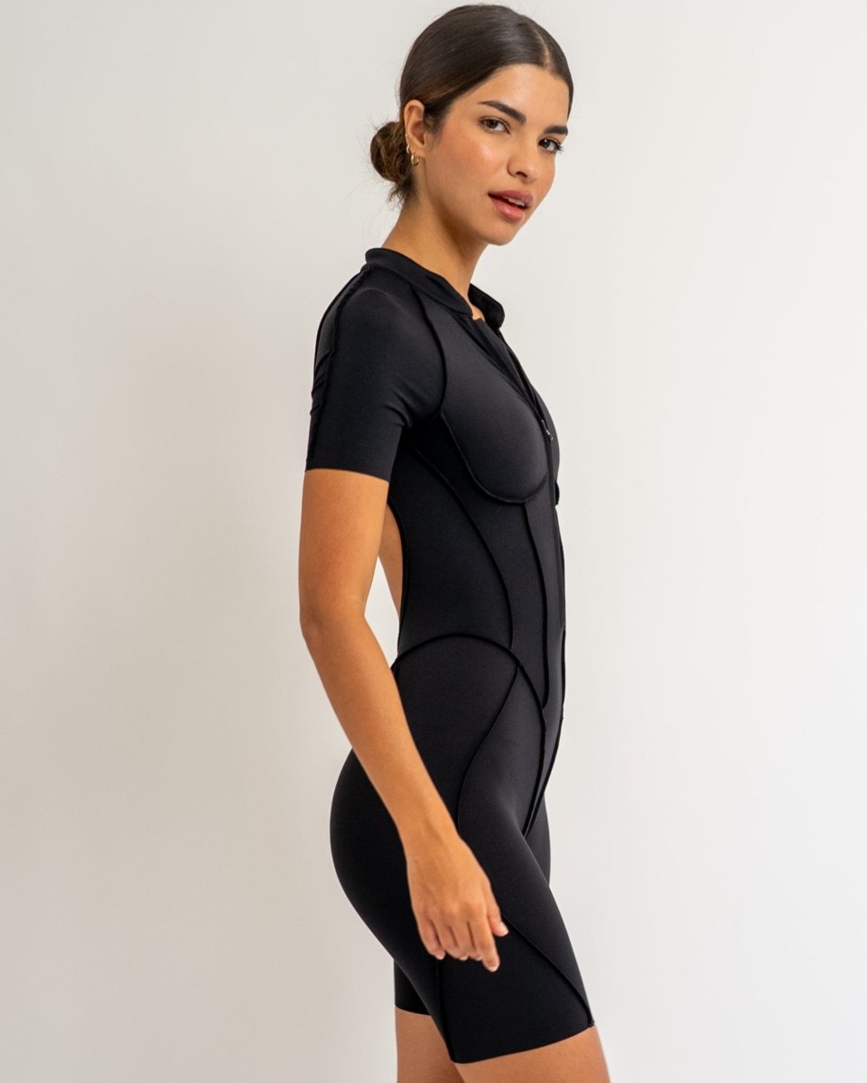 PilaNova Open - Back Summer suit (Black) - PilaNova
