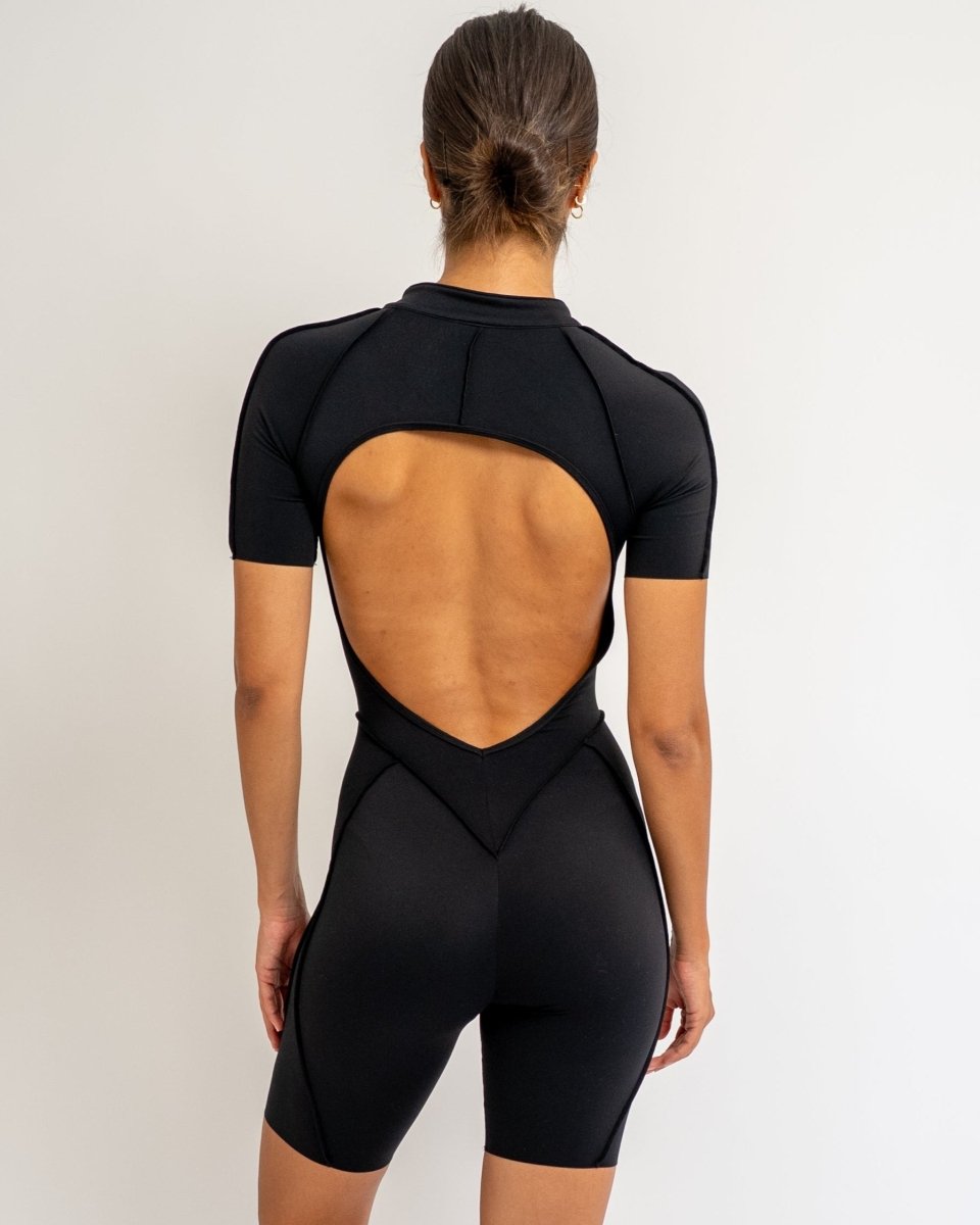 PilaNova Open - Back Summer suit (Black) - PilaNova
