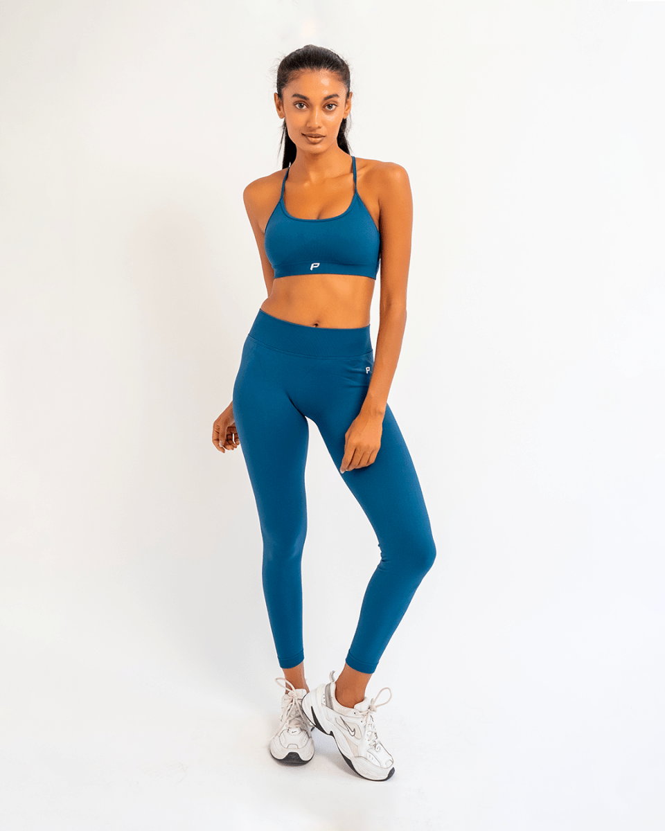 PilaNova Set Legging – Comfortable & Supportive – Blue - PilaNova