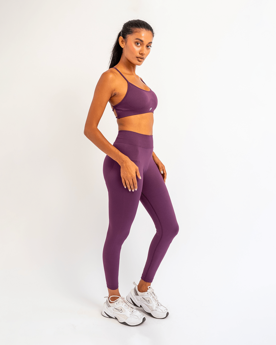 PilaNova Set Legging – Stretchy & Breathable – Purple - PilaNova