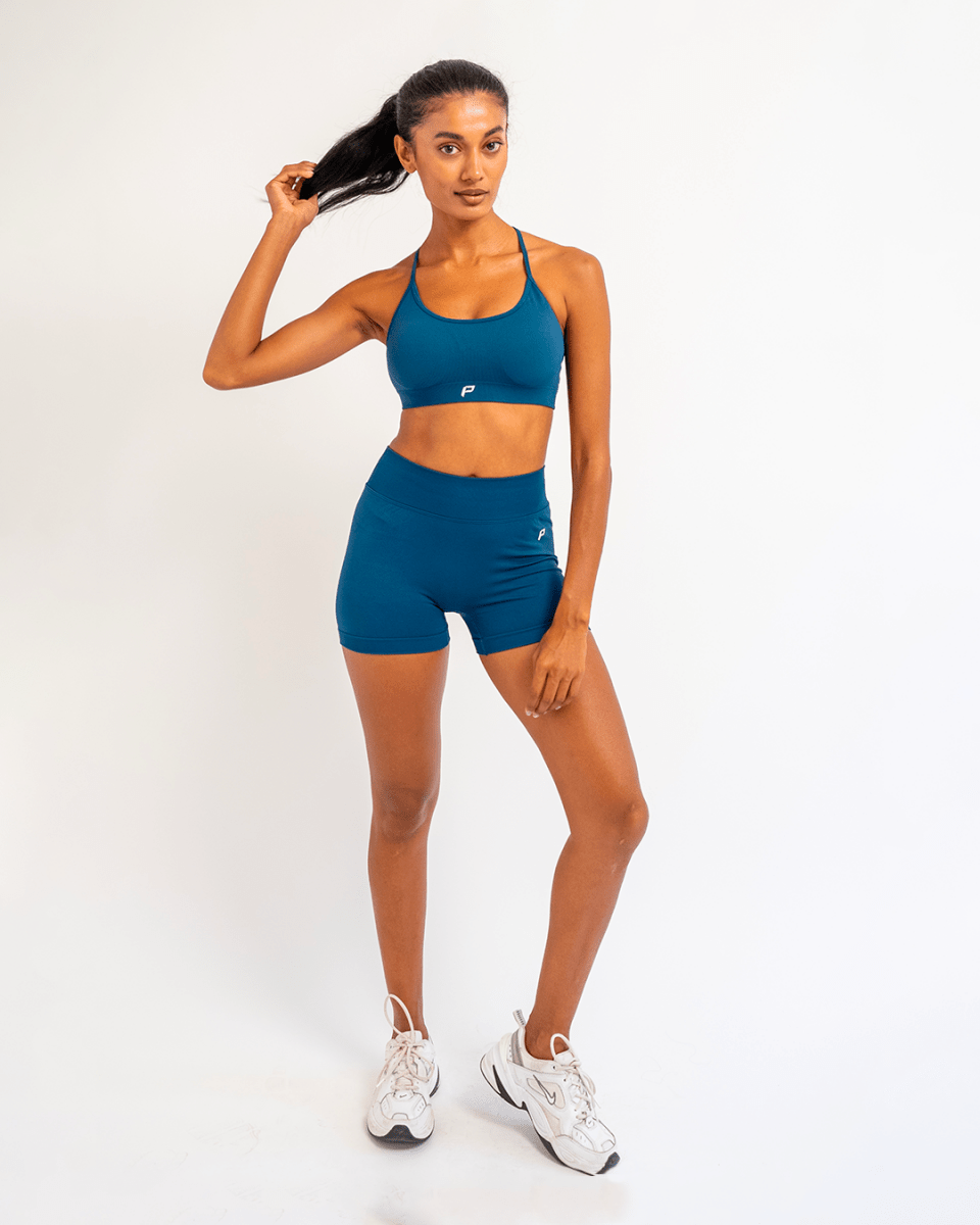 PilaNova Set Short – Breathable & Flexible Gear – Blue - PilaNova