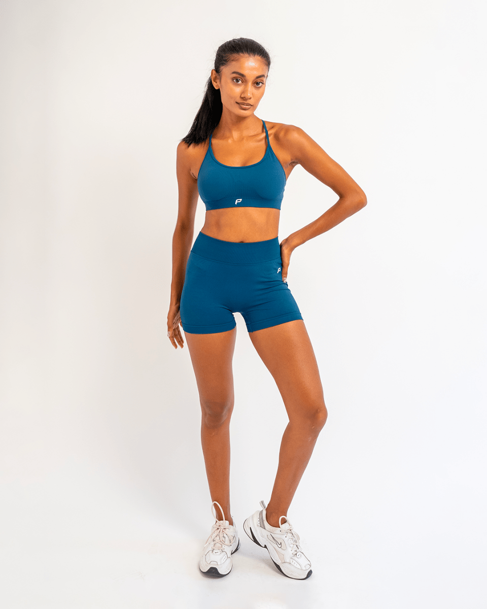 PilaNova Set Short – Breathable & Flexible Gear – Blue - PilaNova