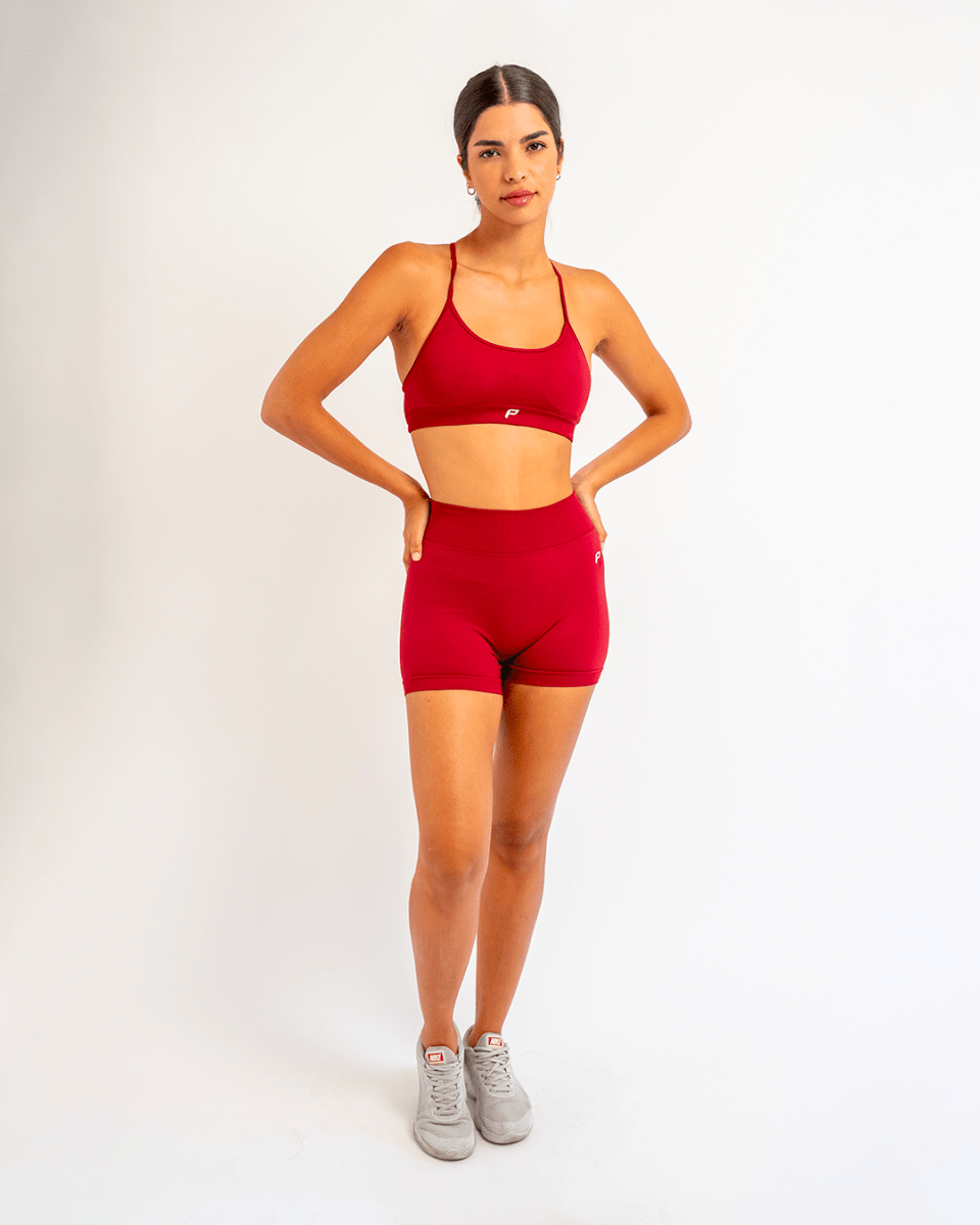 PilaNova Set Short – Breathable Gear & Flexible Fit – Red - PilaNova