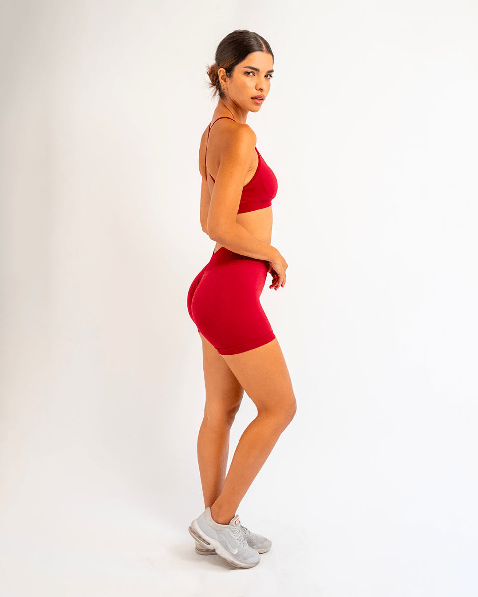 PilaNova Set Short – Breathable Gear & Flexible Fit – Red - PilaNova