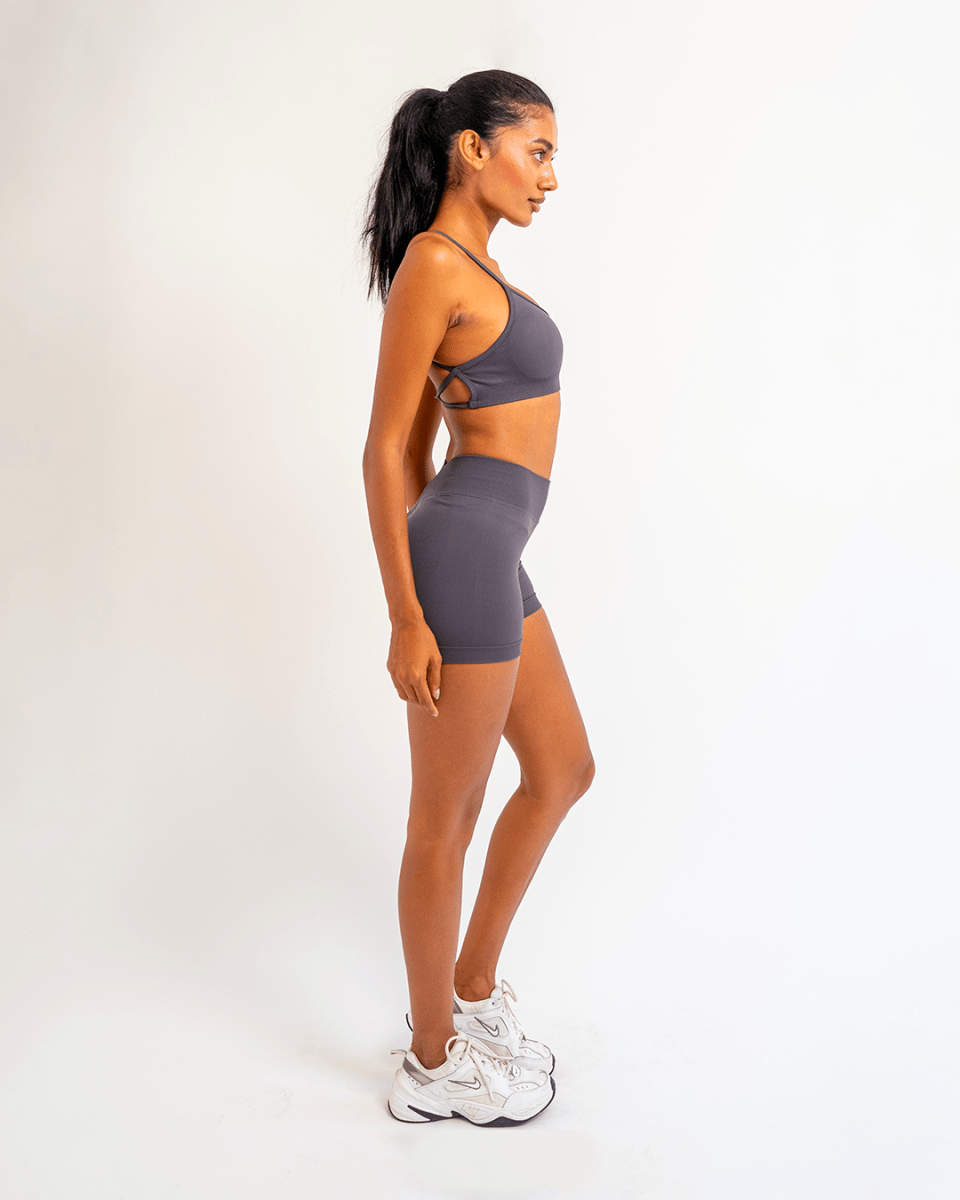PilaNova Set Short – Breathable & Stretchable – Grey - PilaNova