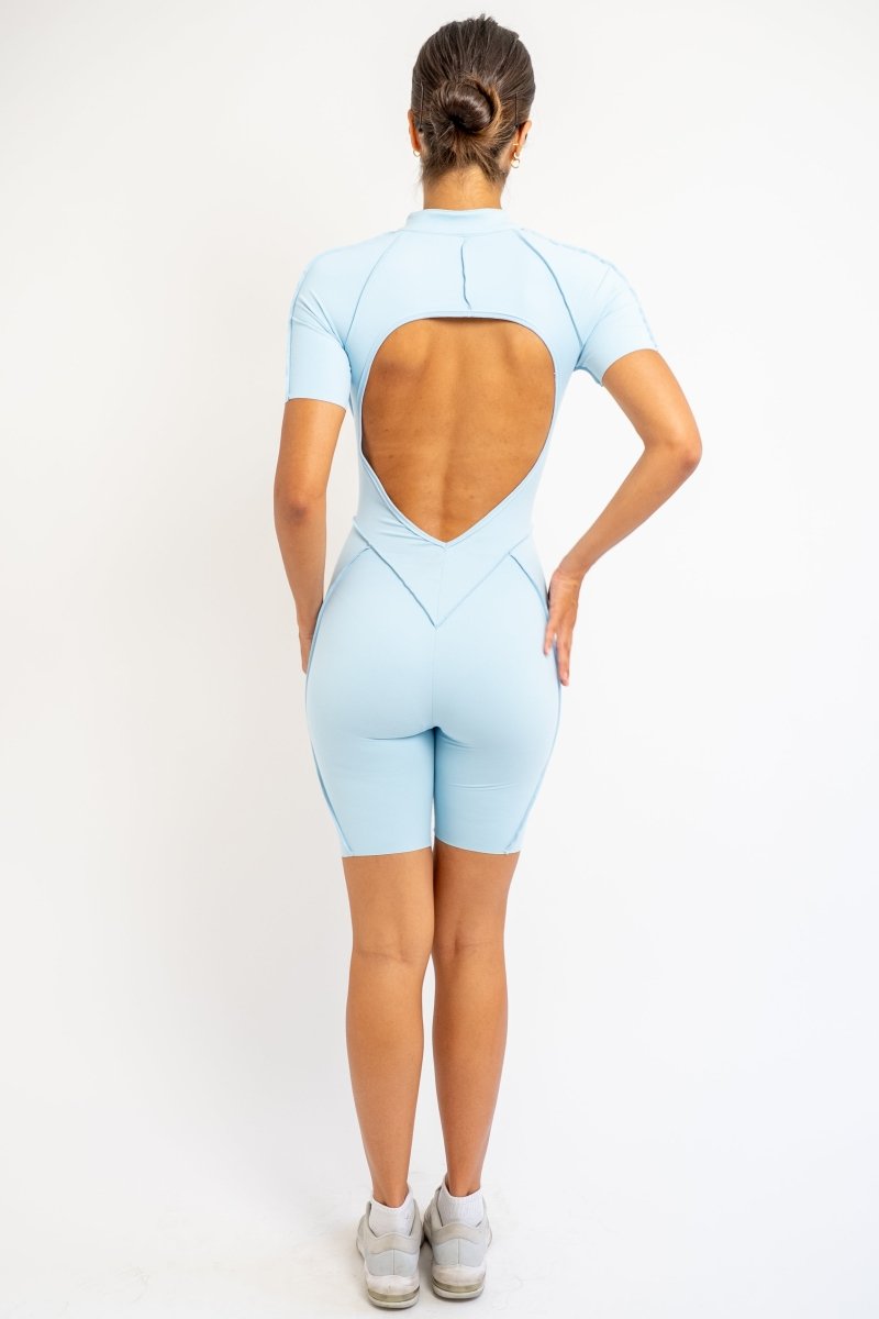 PilaNova Sleek Shorts Catsuit – Chic Design & Comfortable Fit - PilaNova