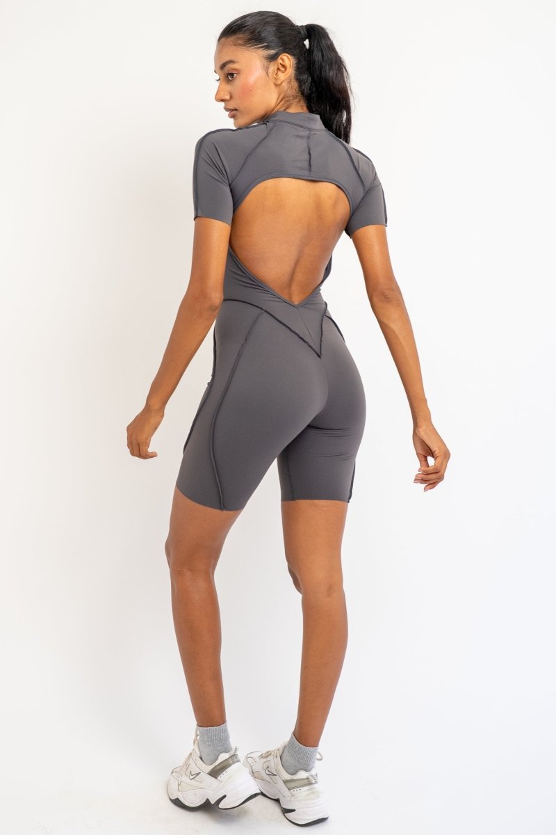 PilaNova Sleek Shorts Catsuit – Chic Design & Comfortable Fit - PilaNova