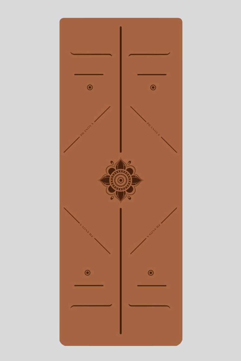 PilaNova Tantalising Terracotta Yoga Mat – Non - Slip & Soft Cushioning – Terracotta - PilaNova